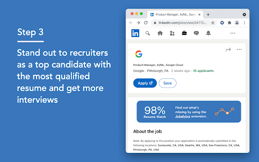 Jobalytics - Resume Keyword Analyzer screenshot