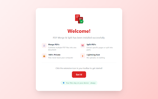 PDF Merge & Split screenshot