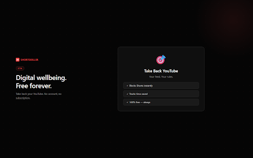YouTube Shorts Blocker - ShortsKiller screenshot