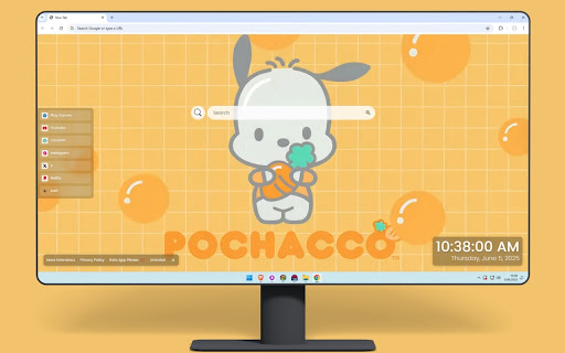 Cute Pochacco Live Wallpaper screenshot