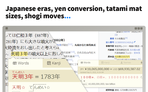 10ten Japanese Reader (Rikaichamp) screenshot