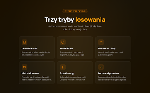 Koło Fortuny - Generator Losowy, Wylosuj Liczbę, Ruletka screenshot