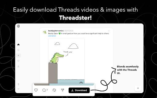 Threads Video Downloader - Threadster screenshot