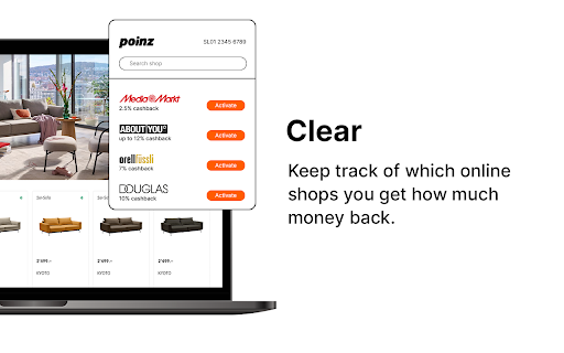poinz Cashback-Helfer screenshot