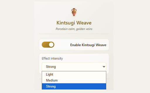 Kintsugi Porcelain Weave screenshot