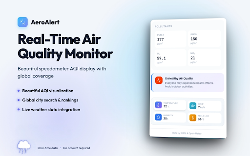 AeroAlert - Air Quality Monitor screenshot