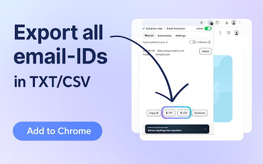 Email Extractor screenshot