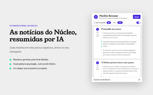 Nuclito Resume screenshot