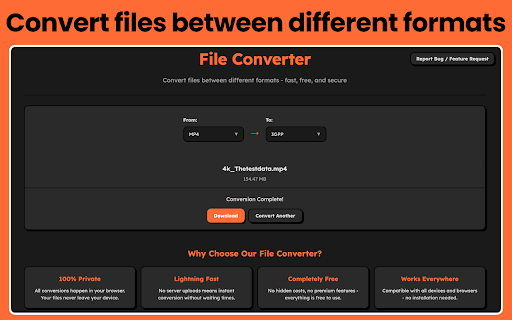 File Converter screenshot