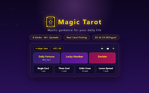 Magic Tarot - Daily Divination screenshot