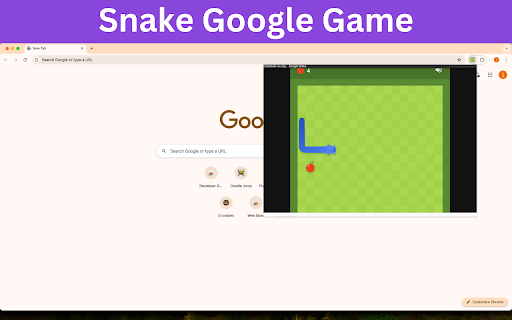 Snake Google screenshot