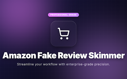 Amazon Fake Review Skimmer screenshot