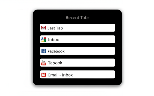 Recent Tabs screenshot