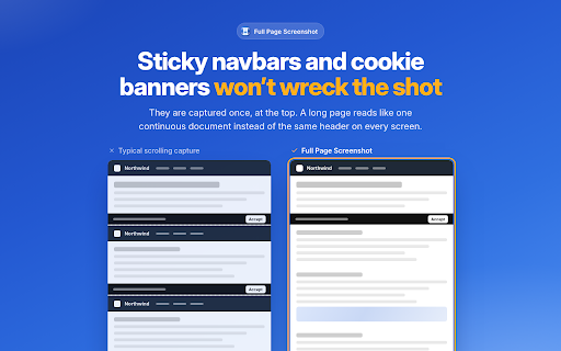 Full Page Screenshot - Long Scrolling Capture screenshot