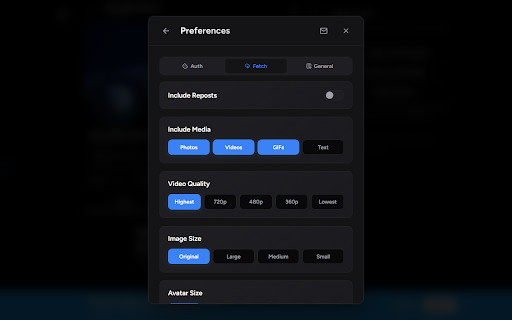 Twitter/X Media Batch Downloader screenshot