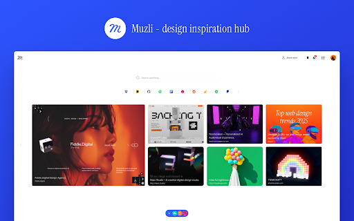 Muzli - Design inspiration hub screenshot