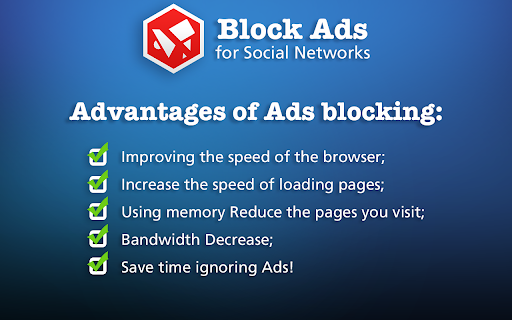Block Ads for Social Network screenshot