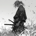 Lonely Miyamoto Musashi In The Field Vagabond Live Wallpaper icon