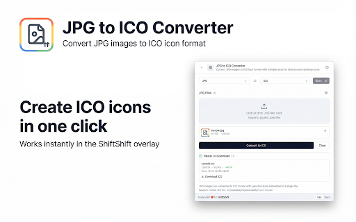 JPG to ICO screenshot