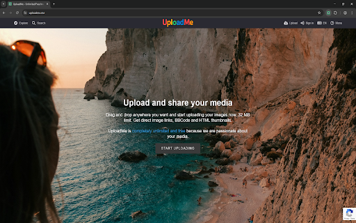 UploadMe Right Click Uploader - Upload Images Effortlessly screenshot
