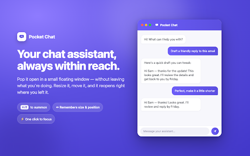 Pocket Chat screenshot