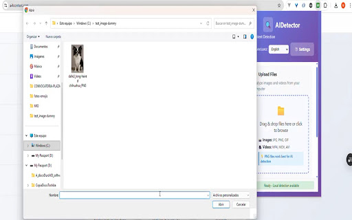 AIDetector - AI Content Detection screenshot
