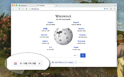 Server IP screenshot