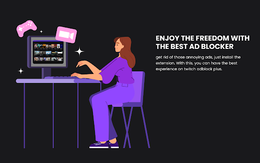 Twitch adblocker screenshot