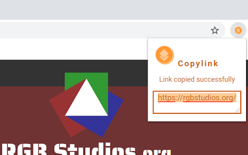 Copylink screenshot