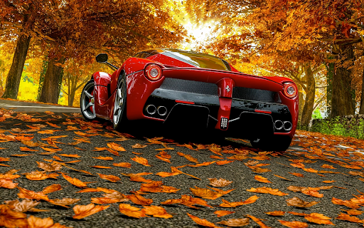 Ferrari Live Wallpaper New Tab screenshot