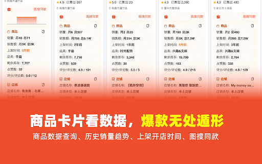 Shopee选品助手 - 免费虾皮选品与数据分析 screenshot