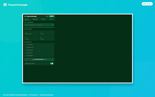 Password Strength screenshot
