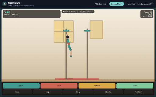 NoomiClone — Gymnastics Game screenshot