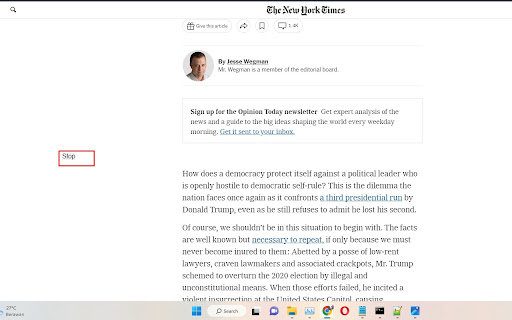 The New York Times (nytimes) Read Aloud screenshot