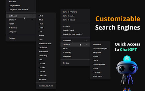 Simkl Search - Select and Search screenshot