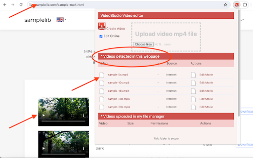 Video editor VideoStudio screenshot