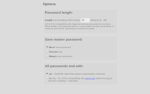 Password Generator screenshot