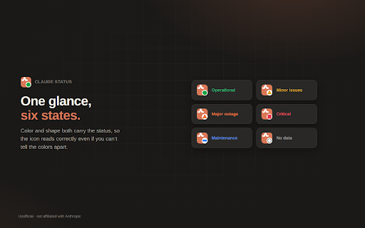 Claude Status screenshot