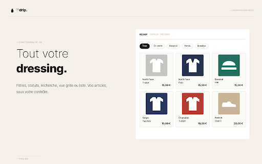 Vinted Assistant - Reposte vos annonces en un clic sur Vinted et Leboncoin screenshot