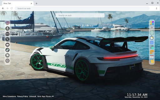 The Crew Motorfest Porsche 911 GT3 RS Live Wallpaper screenshot