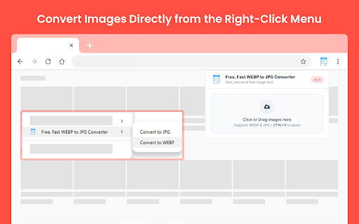 Free, Fast WEBP to JPG Converter screenshot