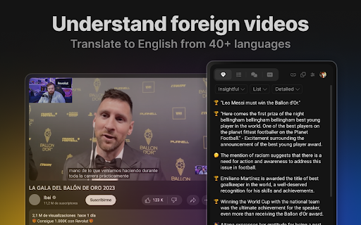 Eightify: AI YouTube Summarizer screenshot