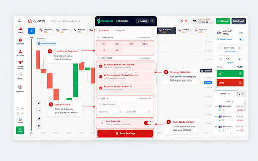 Quotex AI Hunter Robot screenshot