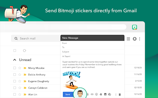 Bitmoji screenshot