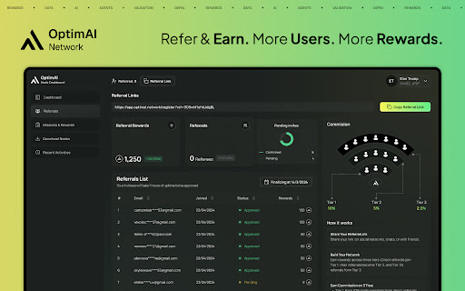 OptimAI Lite Node screenshot