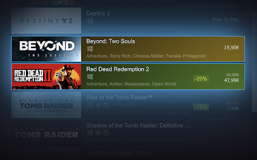 Augmented Steam screenshot