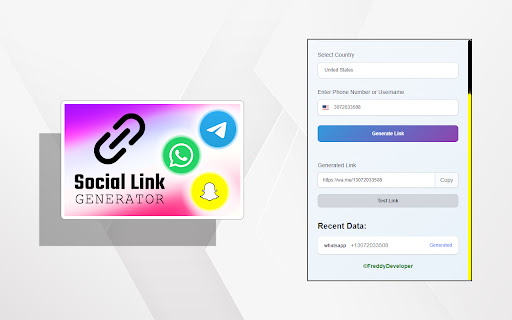 Social Link Generator screenshot