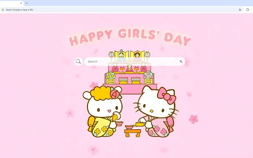 Happy Girls Day Hello Kitty Live Wallpaper screenshot