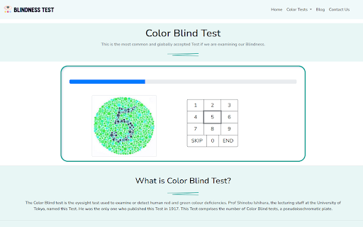 Blindness Test screenshot