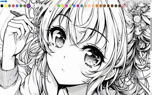 Anime Coloring Pages screenshot